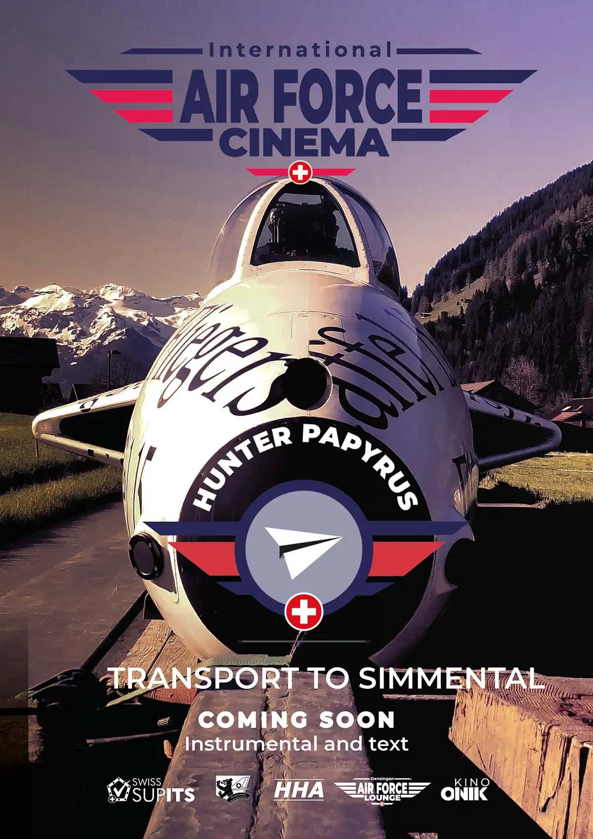 International Air Force Cinema – Hunter Papyrus – Transport to Simmental